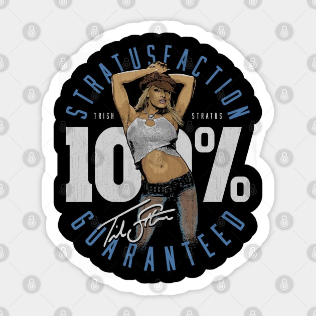 Trish Stratus 100 Percent Stratusfaction Sticker by MunMun_Design